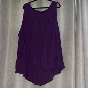 Torrid purple sleeveless tank